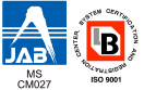 品質保証証明・ISO9001